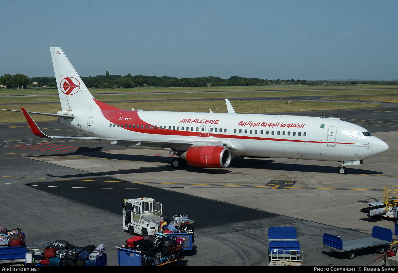Aircraft Photo of 7T-VKB | Boeing 737-8D6 | Air Algérie | AirHistory.net #188482