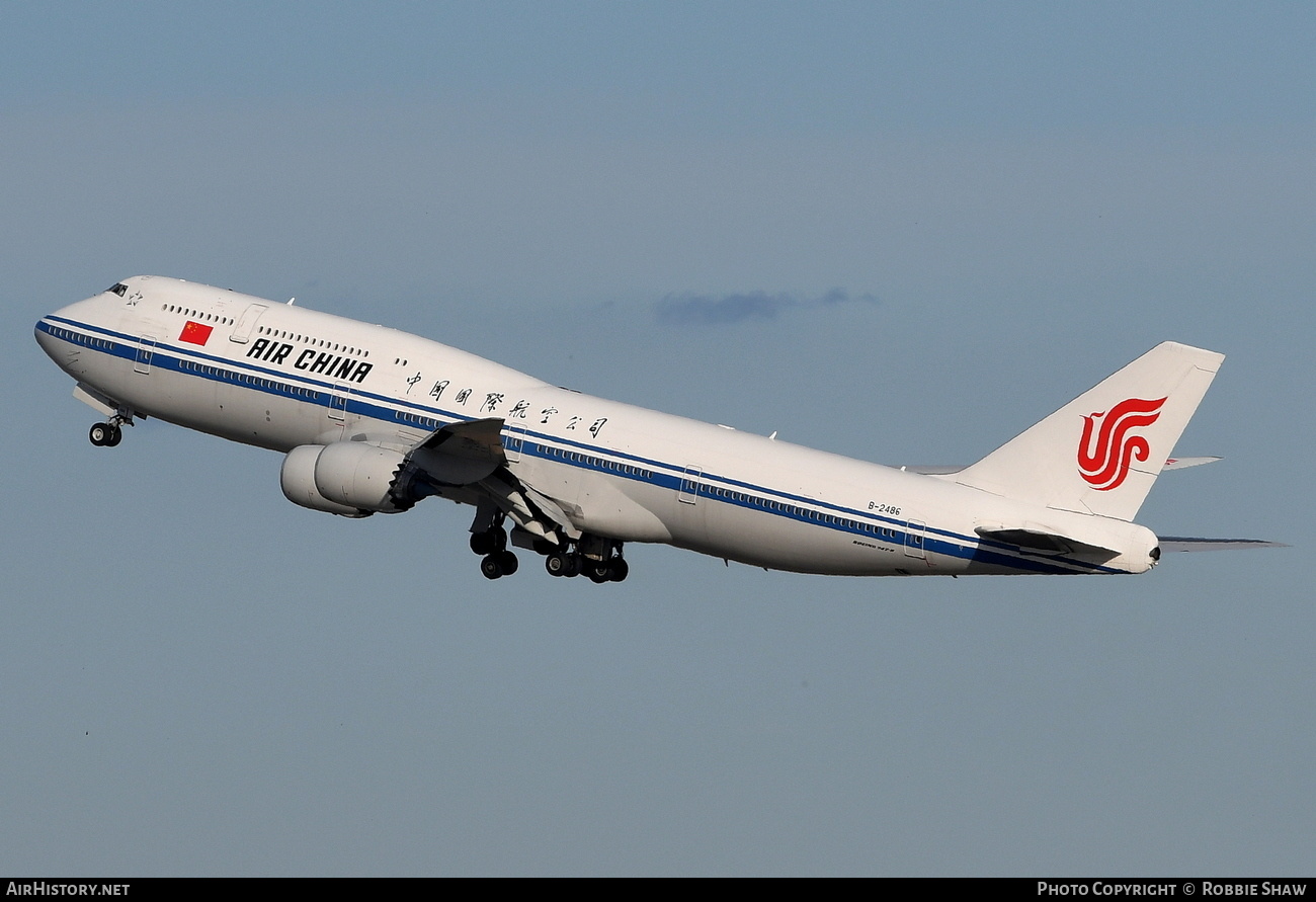 Aircraft Photo of B-2486 | Boeing 747-89L | Air China | AirHistory.net #188488