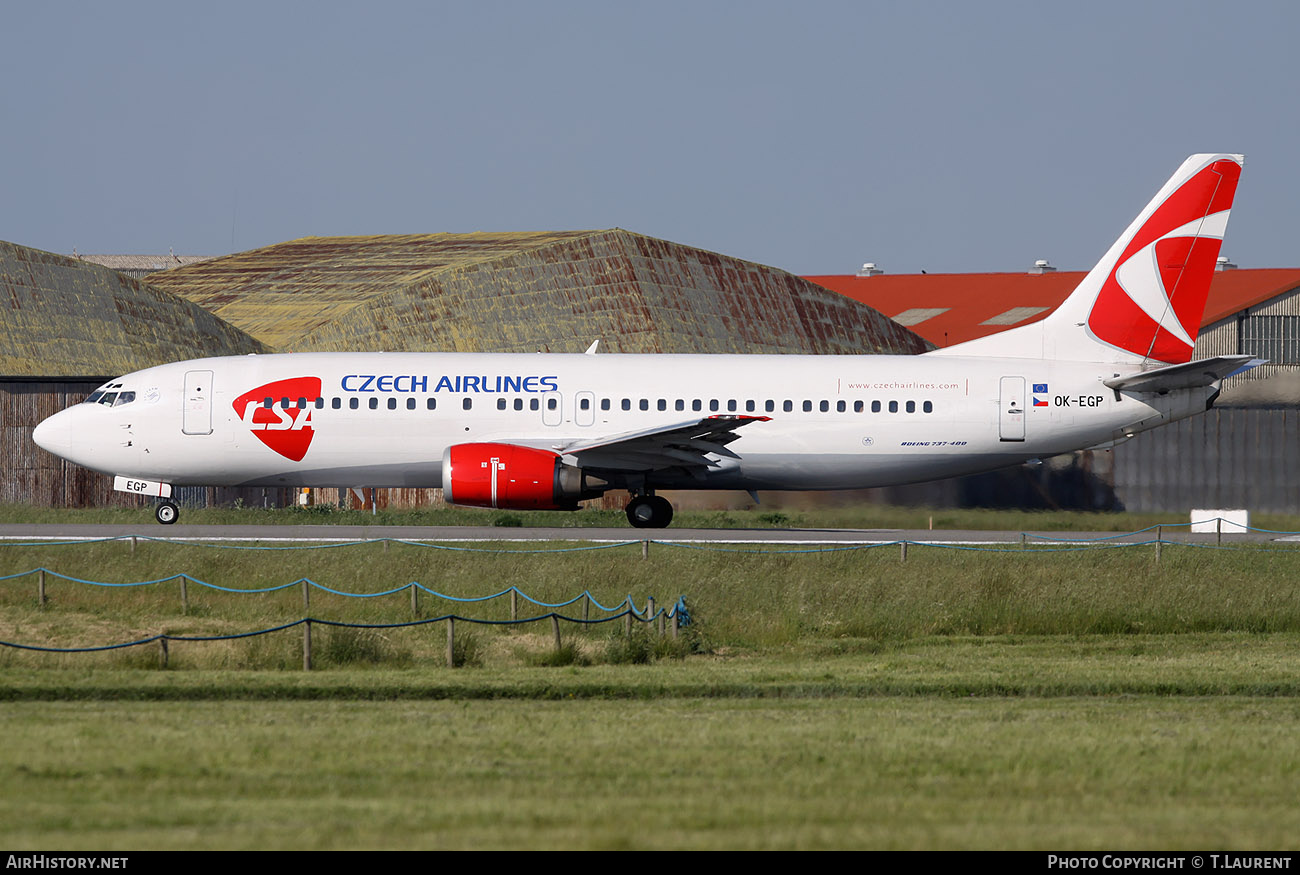 Aircraft Photo of OK-EGP | Boeing 737-45S | ČSA - Czech Airlines | AirHistory.net #188501