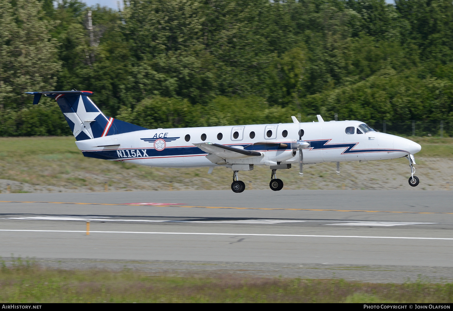 Aircraft Photo of N115AX | Beech 1900C-1 | Alaska Central Express - ACE | AirHistory.net #188503