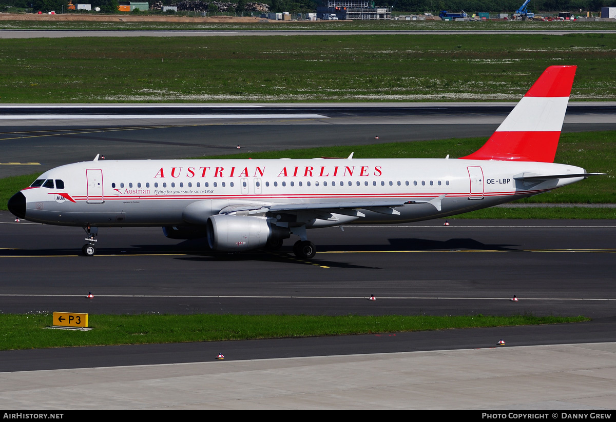 Aircraft Photo of OE-LBP | Airbus A320-214 | Austrian Airlines | AirHistory.net #188517