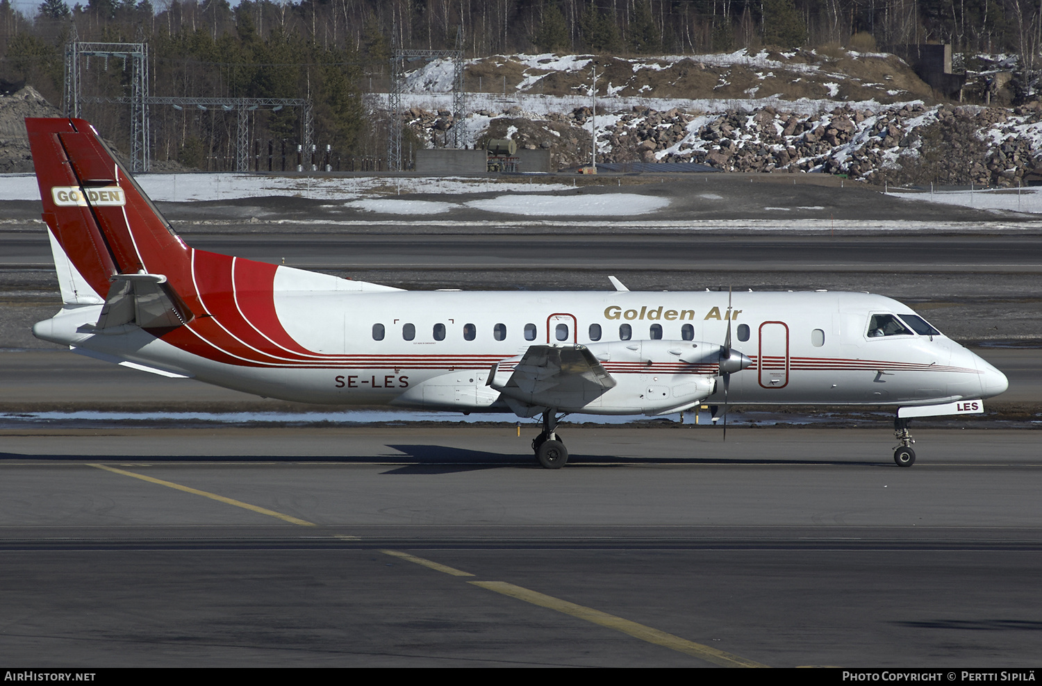 Aircraft Photo of SE-LES | Saab 340A | Golden Air | AirHistory.net #188534