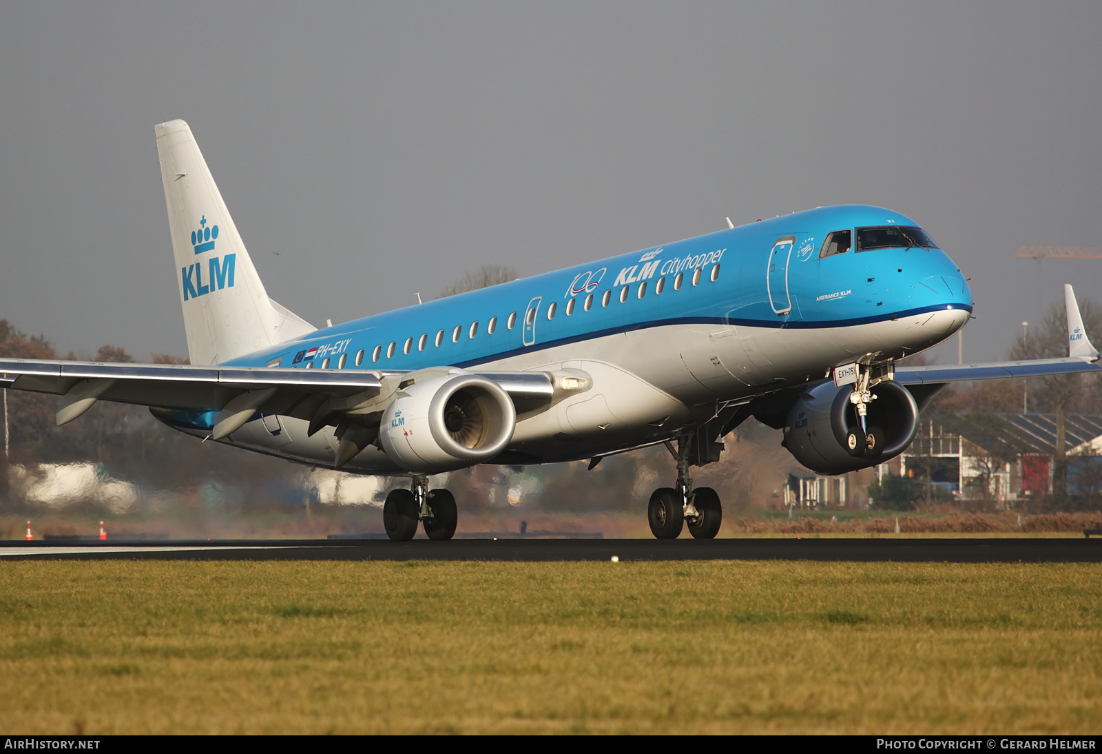 Aircraft Photo of PH-EXY | Embraer 190STD (ERJ-190-100STD) | KLM Cityhopper | AirHistory.net #188568