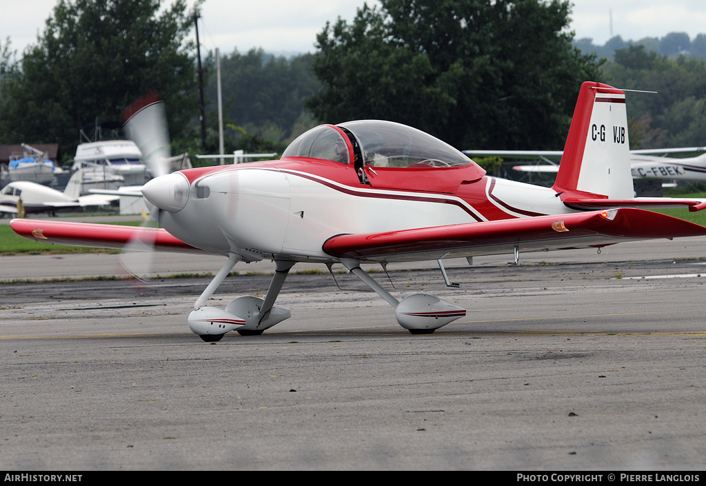 Aircraft Photo of C-GVJB | Van's RV-8A | AirHistory.net #188569