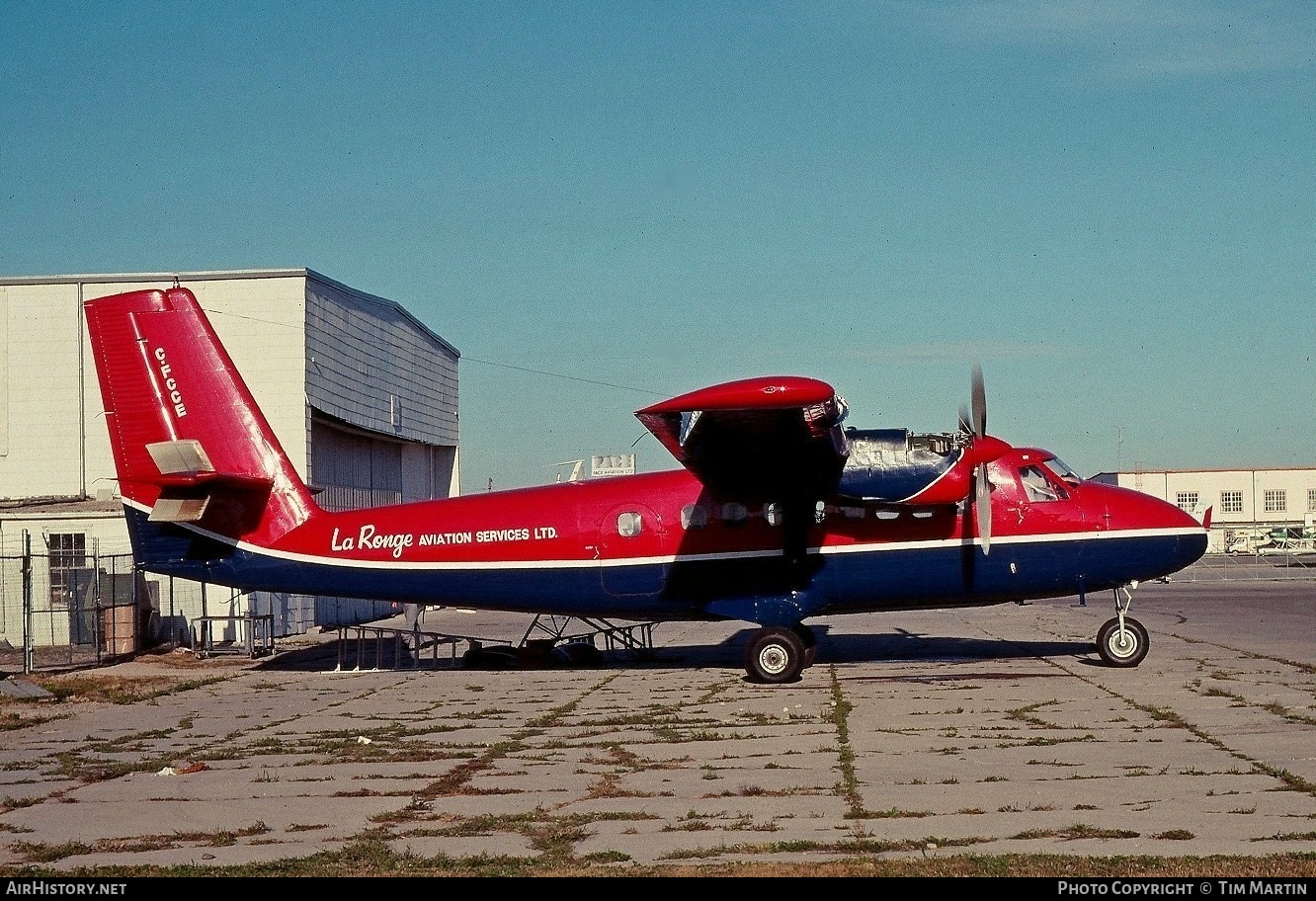 Aircraft Photo of C-FCCE | De Havilland Canada DHC-6-100 Twin Otter | La Ronge Aviation Services | AirHistory.net #188574