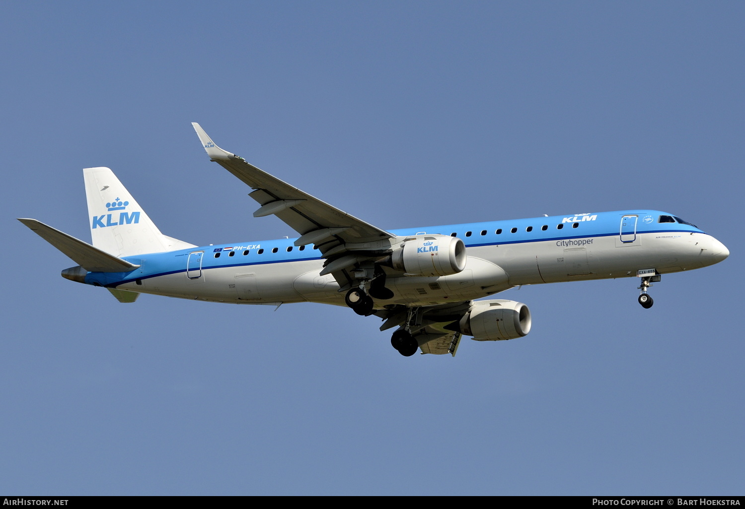 Aircraft Photo of PH-EXA | Embraer 190STD (ERJ-190-100STD) | KLM Cityhopper | AirHistory.net #188581