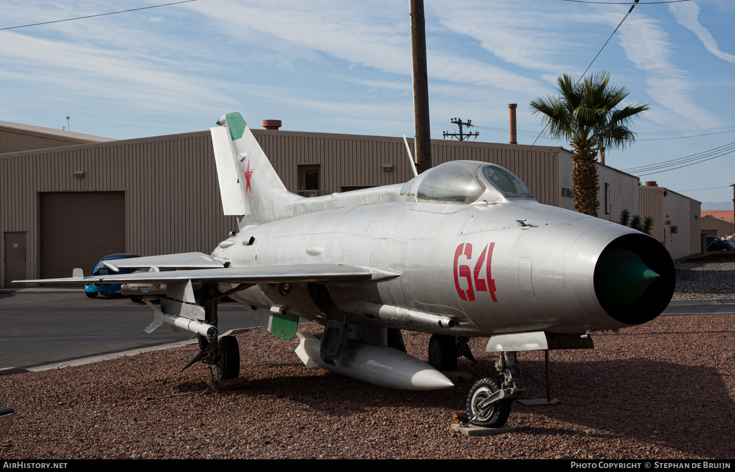 Aircraft Photo of 64 | Mikoyan-Gurevich MiG-21F-13 | USA - Air Force | AirHistory.net #188589