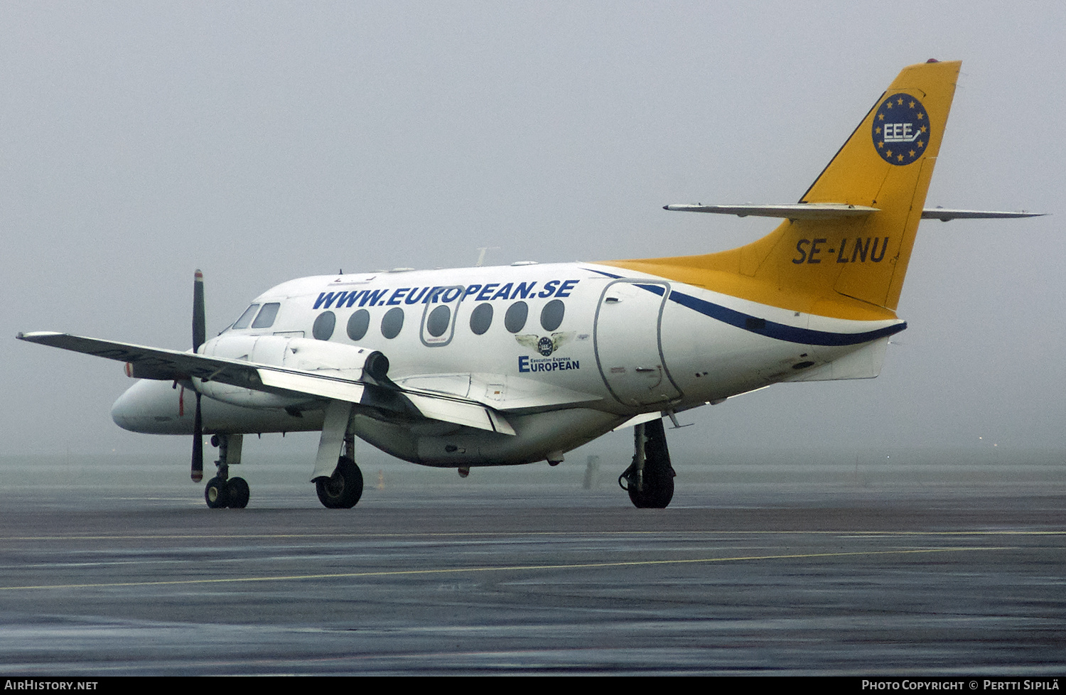 Aircraft Photo of SE-LNU | British Aerospace BAe-3201 Jetstream 32EP | European Executive Express - EEE | AirHistory.net #188602