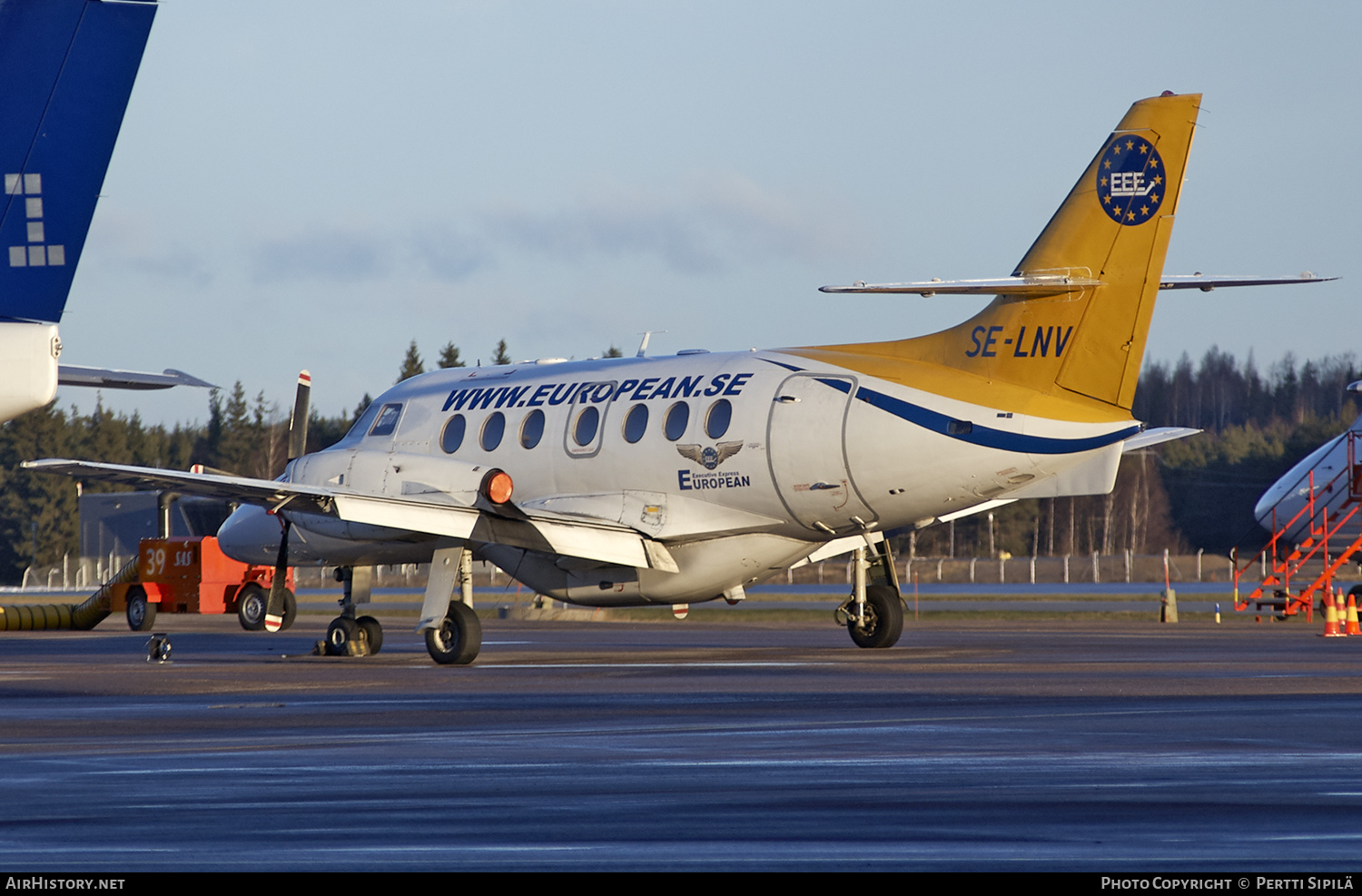 Aircraft Photo of SE-LNV | British Aerospace BAe-3201 Jetstream 32EP | European Executive Express - EEE | AirHistory.net #188618