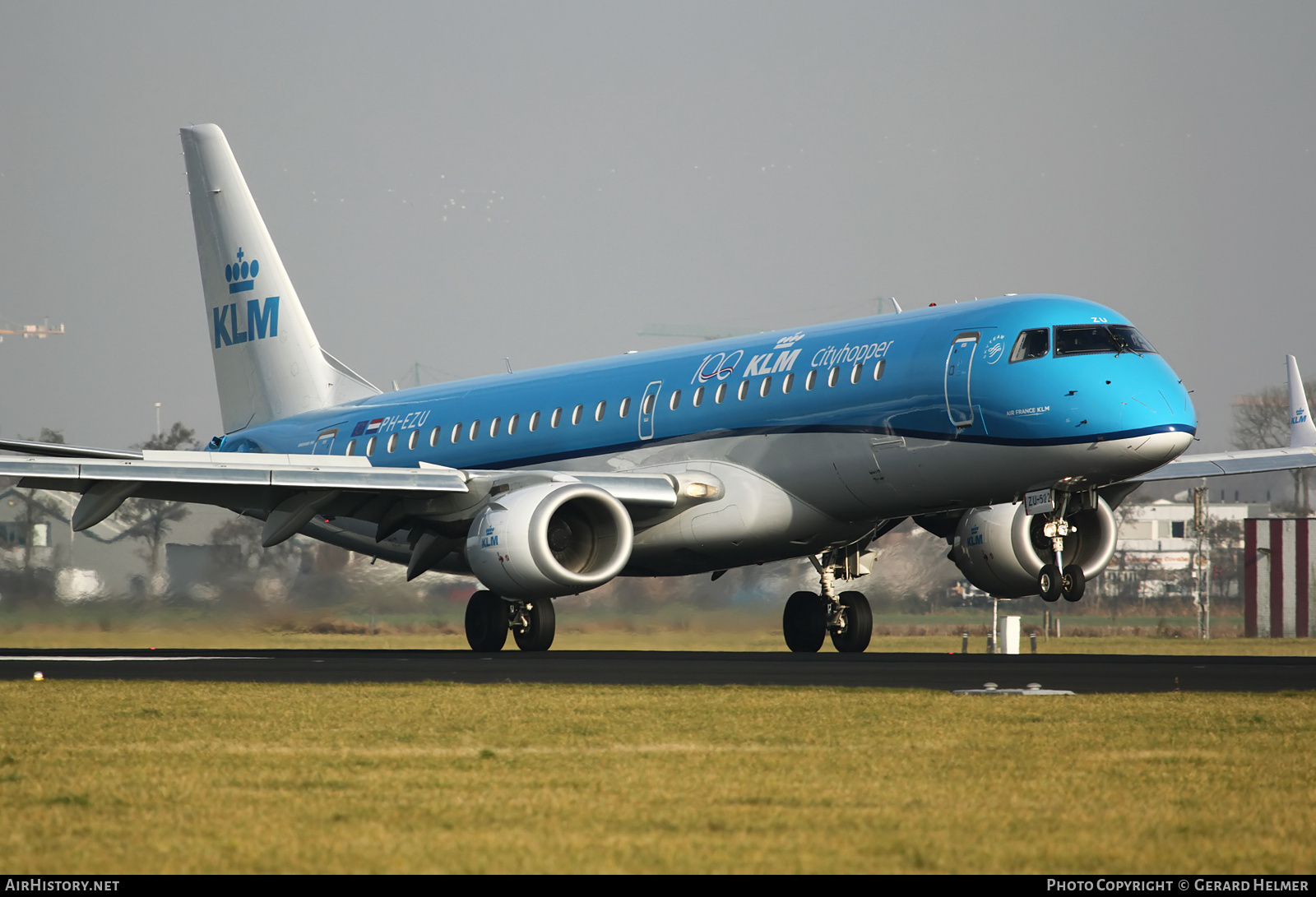 Aircraft Photo of PH-EZU | Embraer 190STD (ERJ-190-100STD) | KLM Cityhopper | AirHistory.net #188628