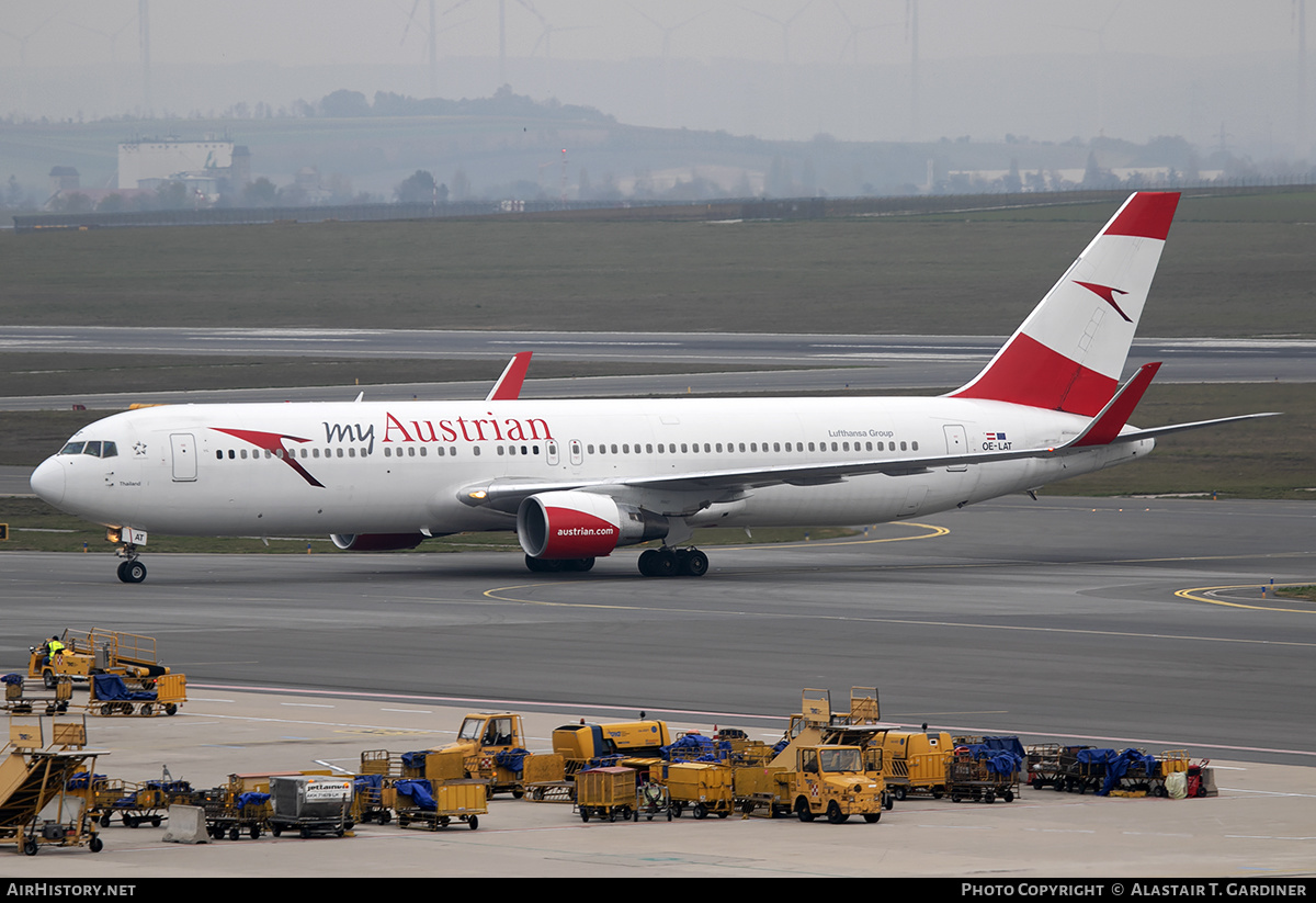 Aircraft Photo of OE-LAT | Boeing 767-31A/ER | MyAustrian | AirHistory.net #188638