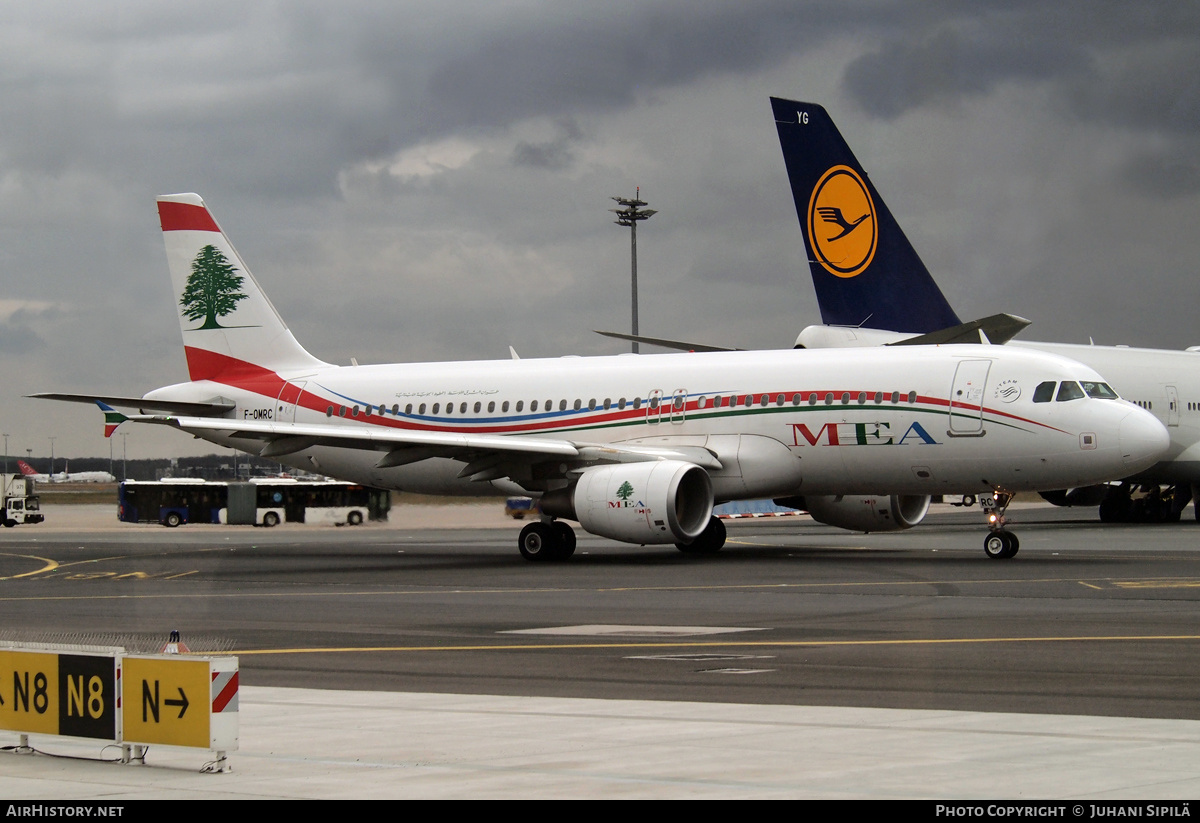 Aircraft Photo of F-OMRC | Airbus A320-214 | MEA - Middle East Airlines | AirHistory.net #188645