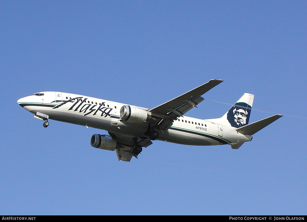 Aircraft Photo of N797AS | Boeing 737-490 | Alaska Airlines | AirHistory.net #188658