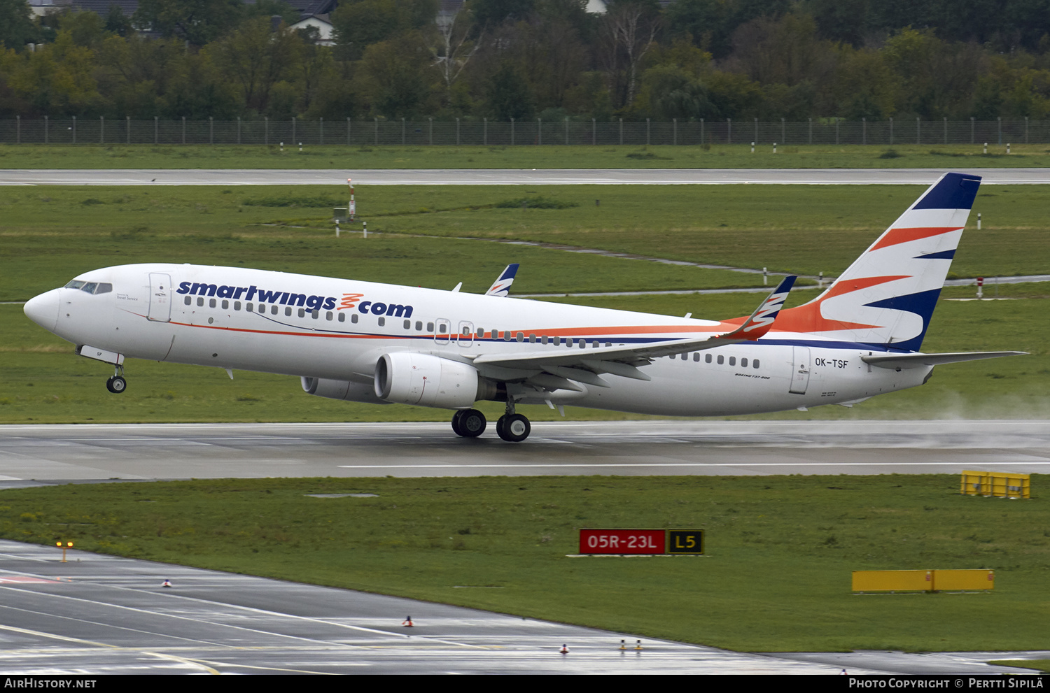 Aircraft Photo of OK-TSF | Boeing 737-8GJ | Smartwings | AirHistory.net #188672