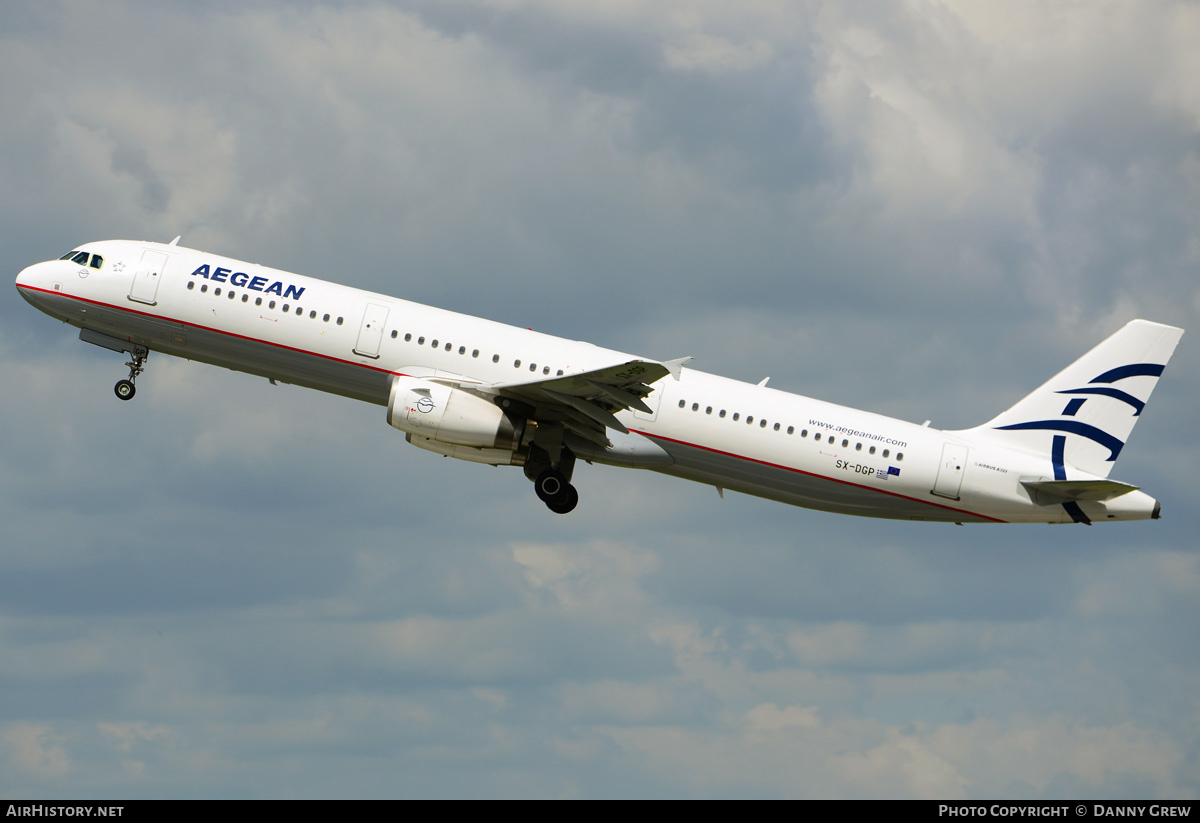 Aircraft Photo of SX-DGP | Airbus A321-232 | Aegean Airlines | AirHistory.net #188674