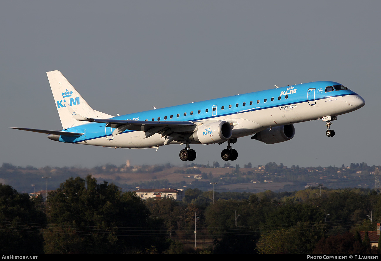 Aircraft Photo of PH-EZO | Embraer 190STD (ERJ-190-100STD) | KLM Cityhopper | AirHistory.net #188677