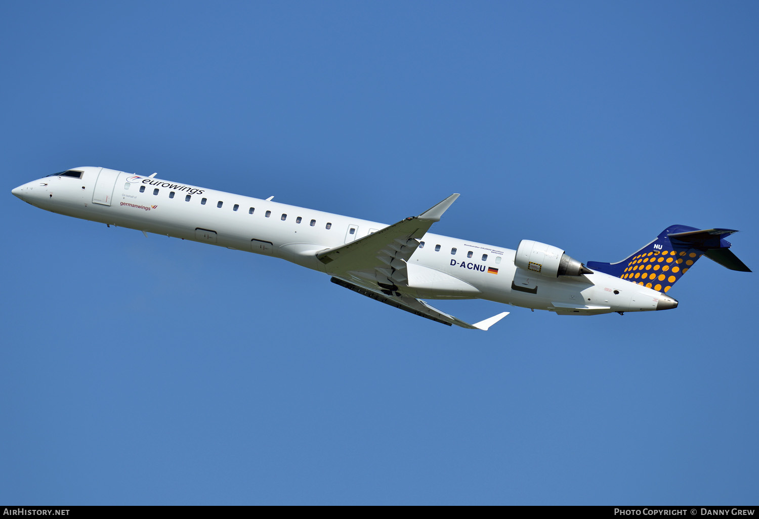 Aircraft Photo of D-ACNU | Bombardier CRJ-900LR (CL-600-2D24) | Eurowings | AirHistory.net #188684