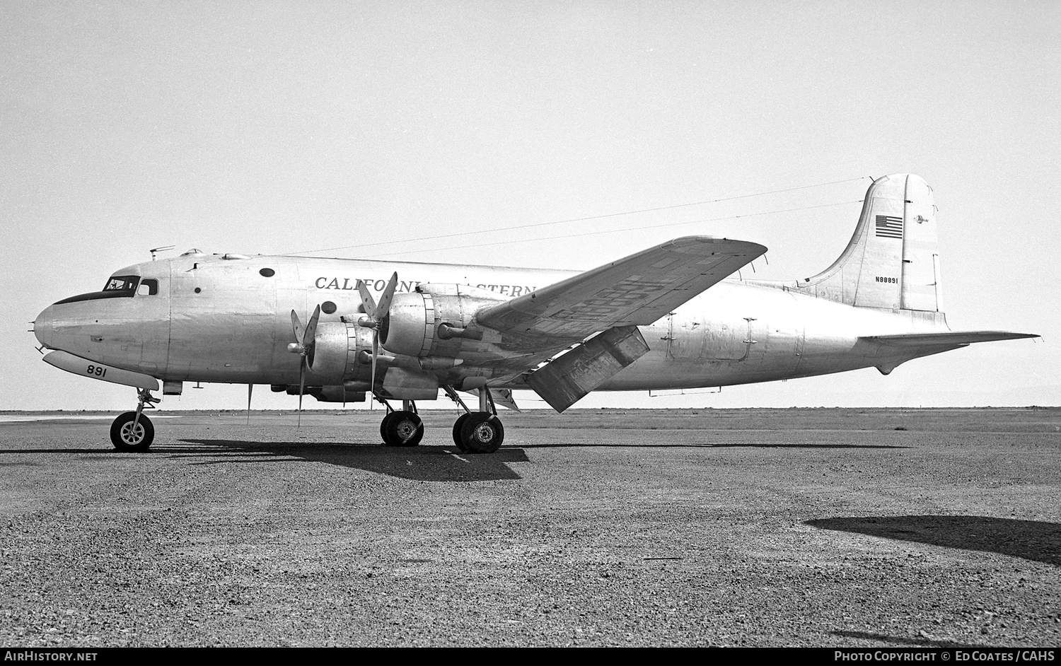 Aircraft Photo of N88891 | Douglas C-54B Skymaster | California Eastern Airways | AirHistory.net #188694