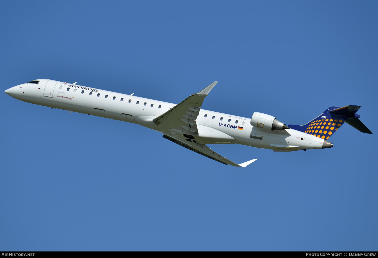 Aircraft Photo of D-ACNM | Bombardier CRJ-900 NG (CL-600-2D24) | Eurowings | AirHistory.net #188701