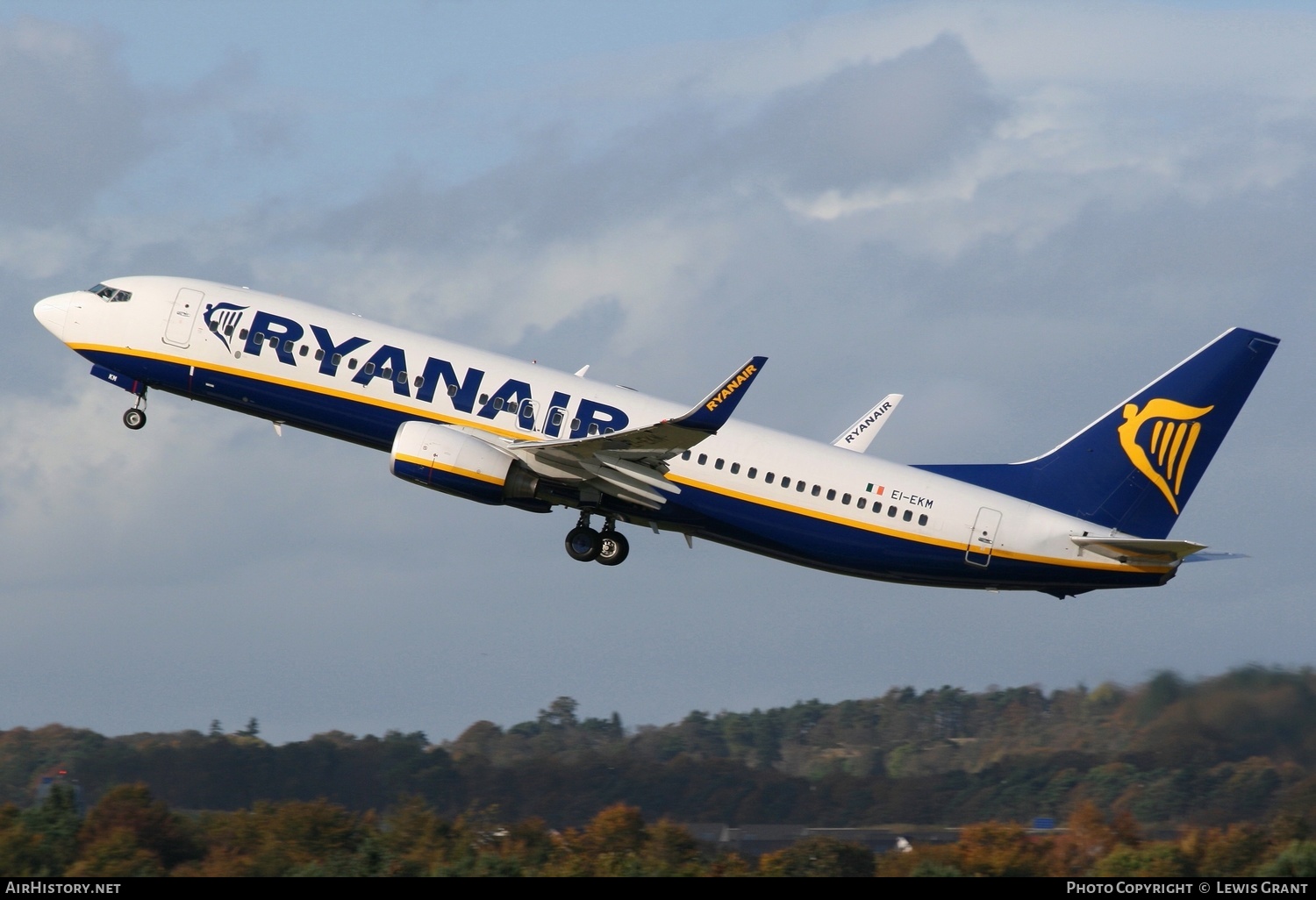 Aircraft Photo of EI-EKM | Boeing 737-8AS | Ryanair | AirHistory.net #188704