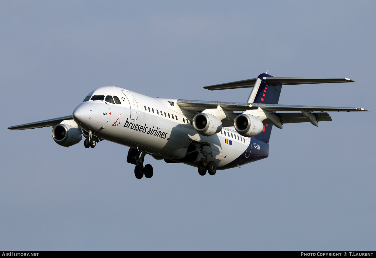 Aircraft Photo of OO-DWK | British Aerospace Avro 146-RJ100 | Brussels Airlines | AirHistory.net #188733