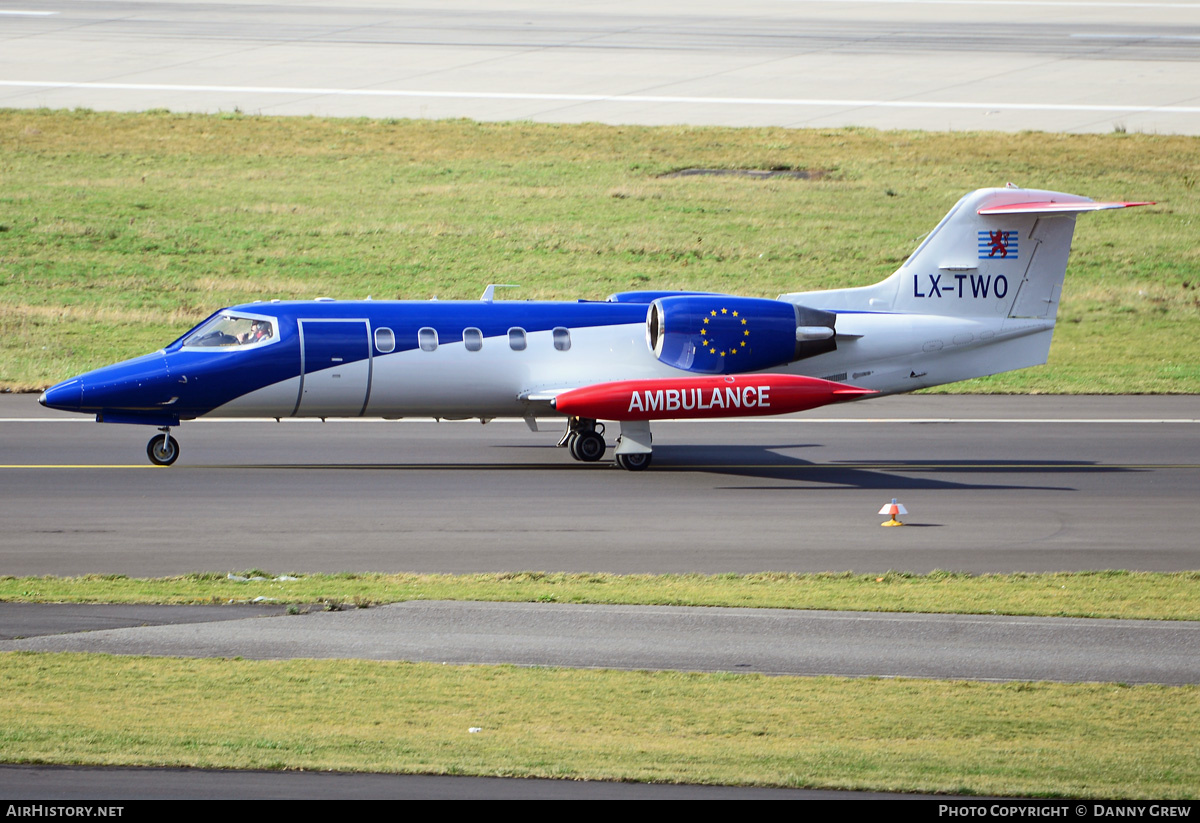 Aircraft Photo of LX-TWO | Gates Learjet 35A | AirHistory.net #188751