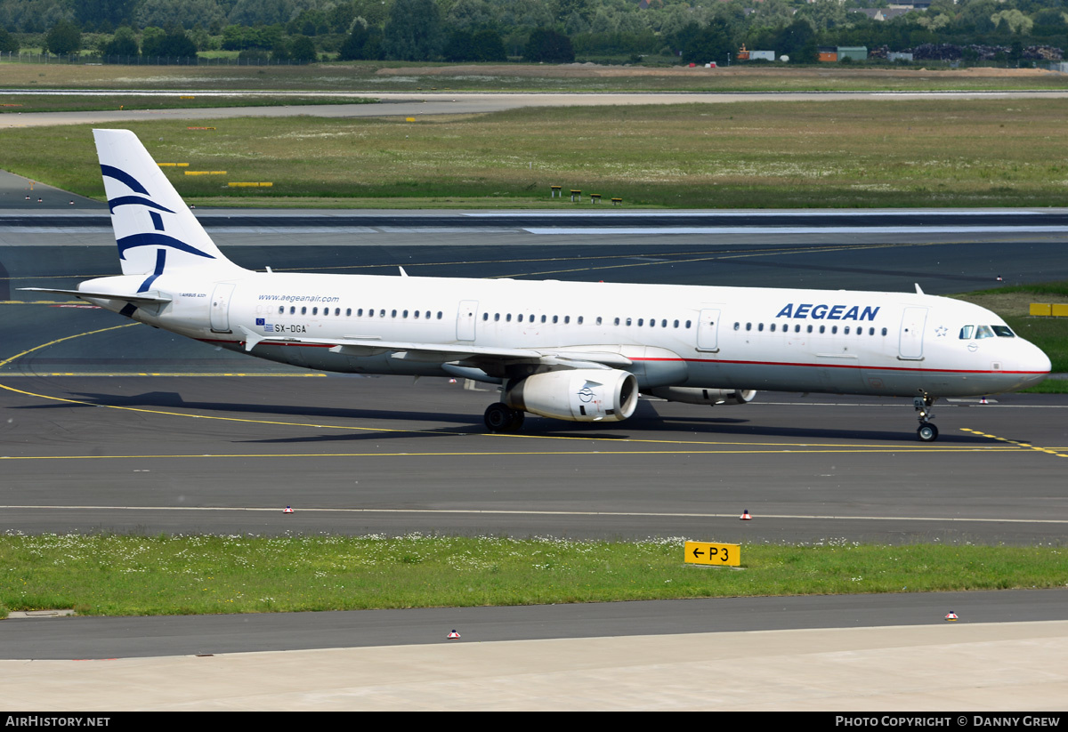 Aircraft Photo of SX-DGA | Airbus A321-231 | Aegean Airlines | AirHistory.net #188776