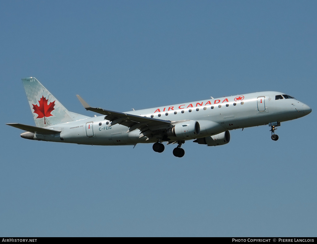 Aircraft Photo of C-FEIQ | Embraer 175LR (ERJ-170-200LR) | Air Canada | AirHistory.net #188780
