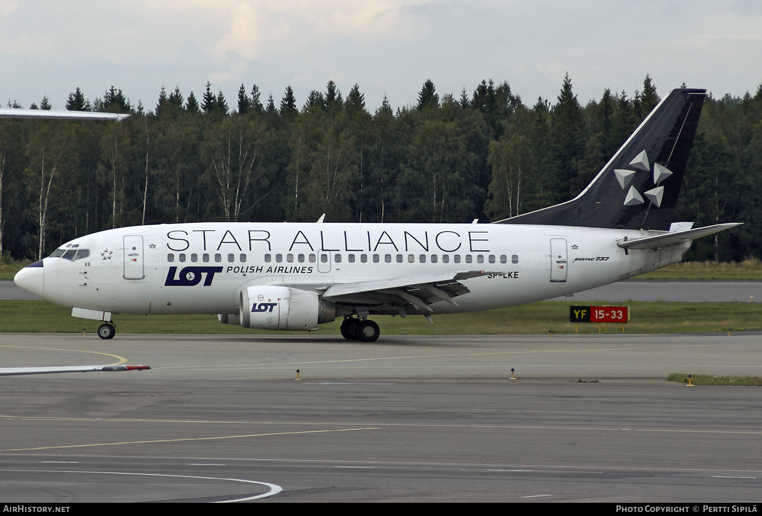 Aircraft Photo of SP-LKE | Boeing 737-55D | LOT Polish Airlines - Polskie Linie Lotnicze | AirHistory.net #188784