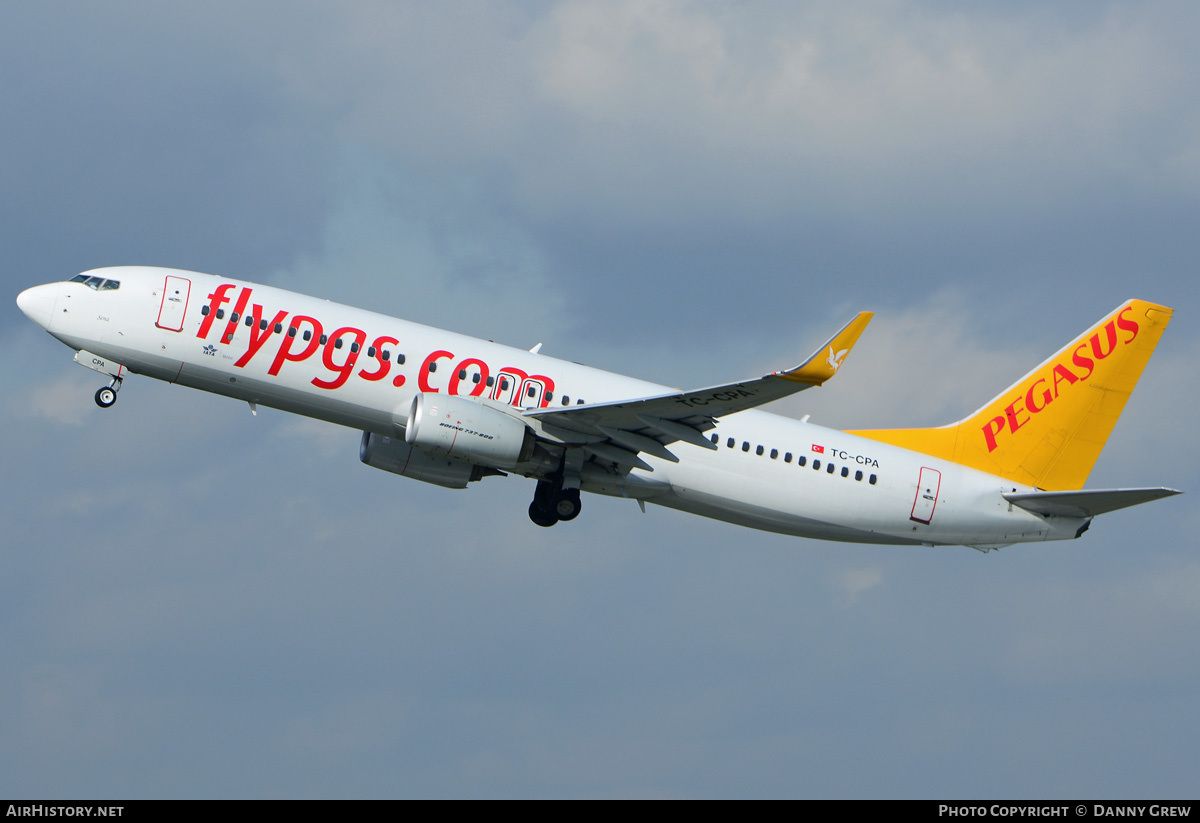Aircraft Photo of TC-CPA | Boeing 737-82R | Pegasus Airlines | AirHistory.net #188786