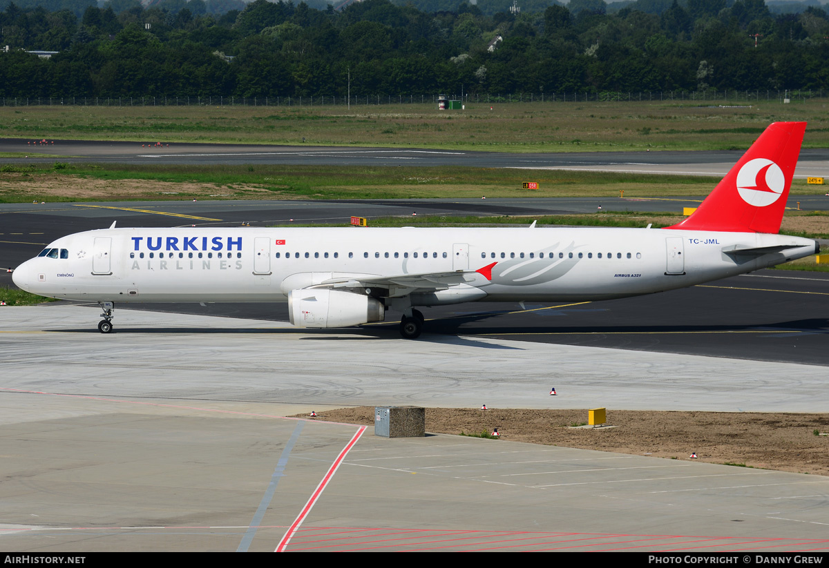 Aircraft Photo of TC-JML | Airbus A321-231 | Turkish Airlines | AirHistory.net #188788