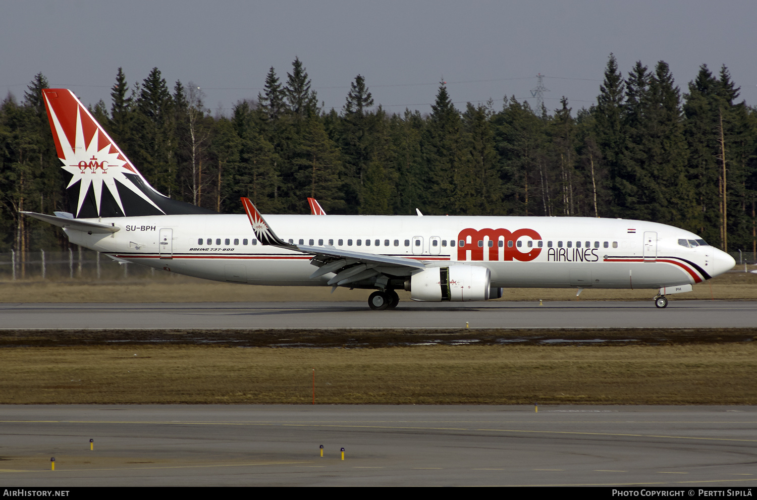 Aircraft Photo of SU-BPH | Boeing 737-86N | AMC Airlines | AirHistory.net #188797