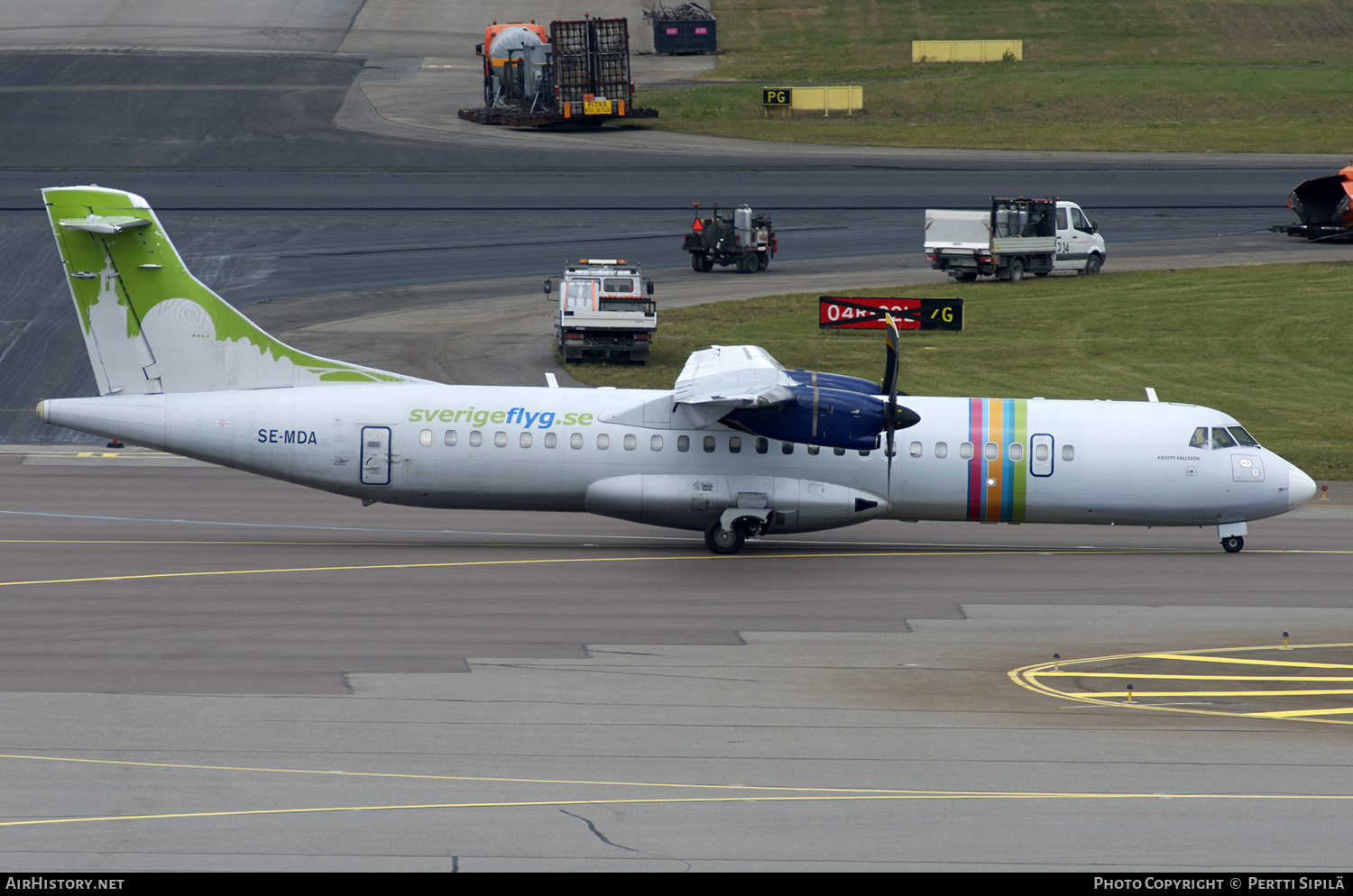 Aircraft Photo of SE-MDA | ATR ATR-72-500 (ATR-72-212A) | Sverigeflyg | AirHistory.net #188803