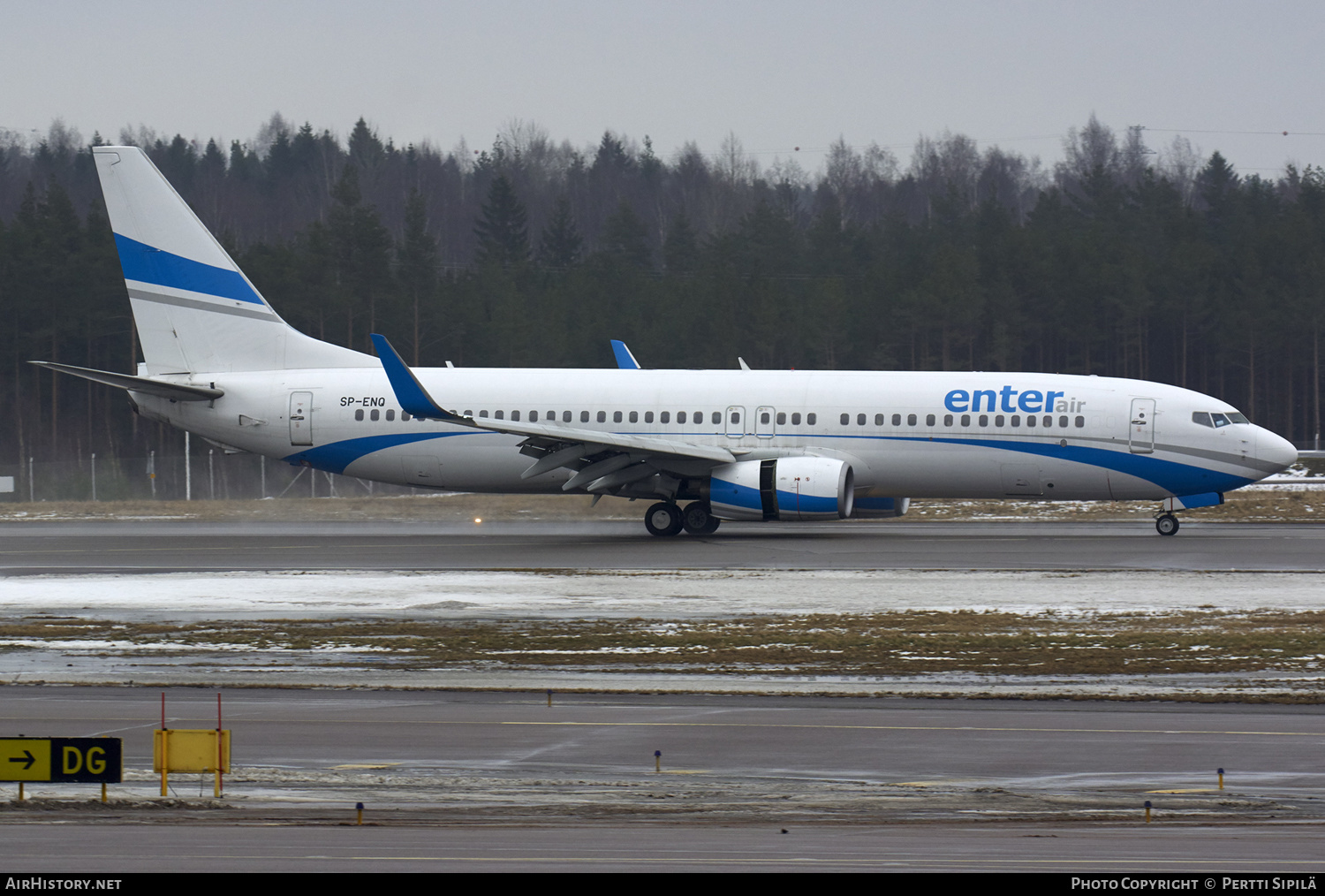 Aircraft Photo of SP-ENQ | Boeing 737-85R | Enter Air | AirHistory.net #188804