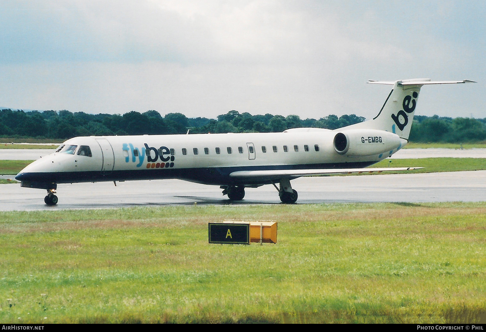 Aircraft Photo of G-EMBG | Embraer ERJ-145EU (EMB-145EU) | Flybe | AirHistory.net #188819
