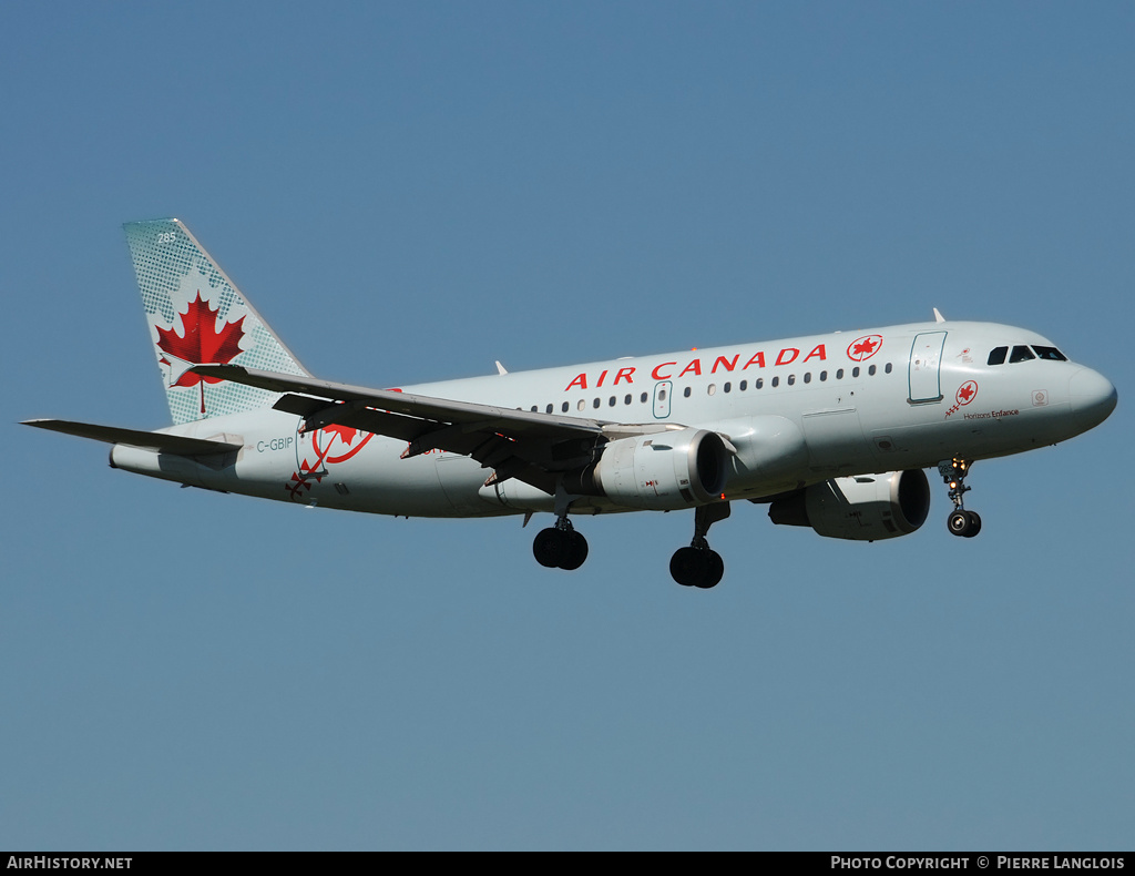 Aircraft Photo of C-GBIP | Airbus A319-114 | Air Canada | AirHistory.net #188822