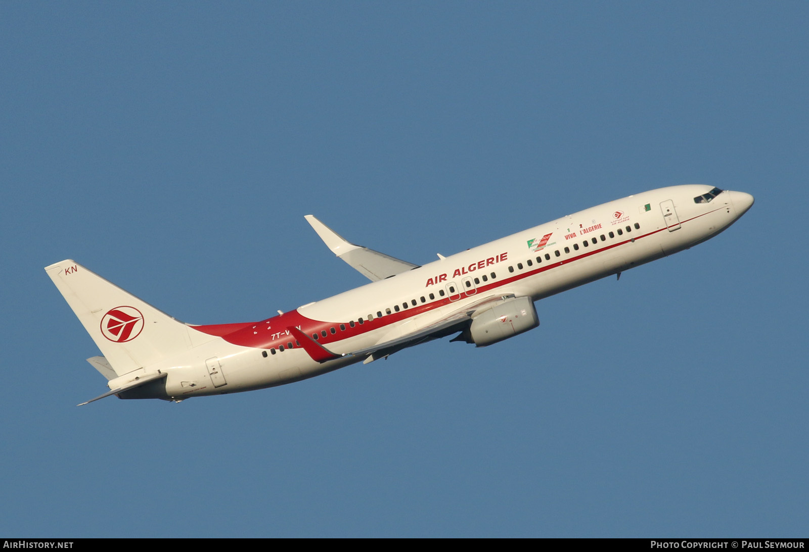 Aircraft Photo of 7T-VKH | Boeing 737-8D6 | Air Algérie | AirHistory.net #188825