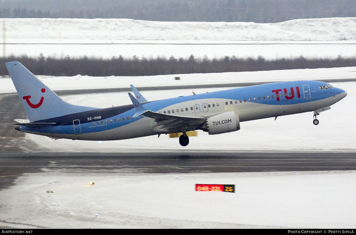 Aircraft Photo of SE-RNB | Boeing 737-8 Max 8 | TUIfly Nordic | AirHistory.net #188845
