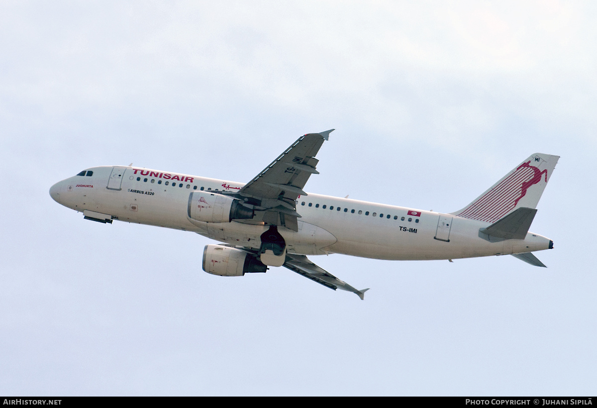 Aircraft Photo of TS-IMI | Airbus A320-211 | Tunisair | AirHistory.net #188871