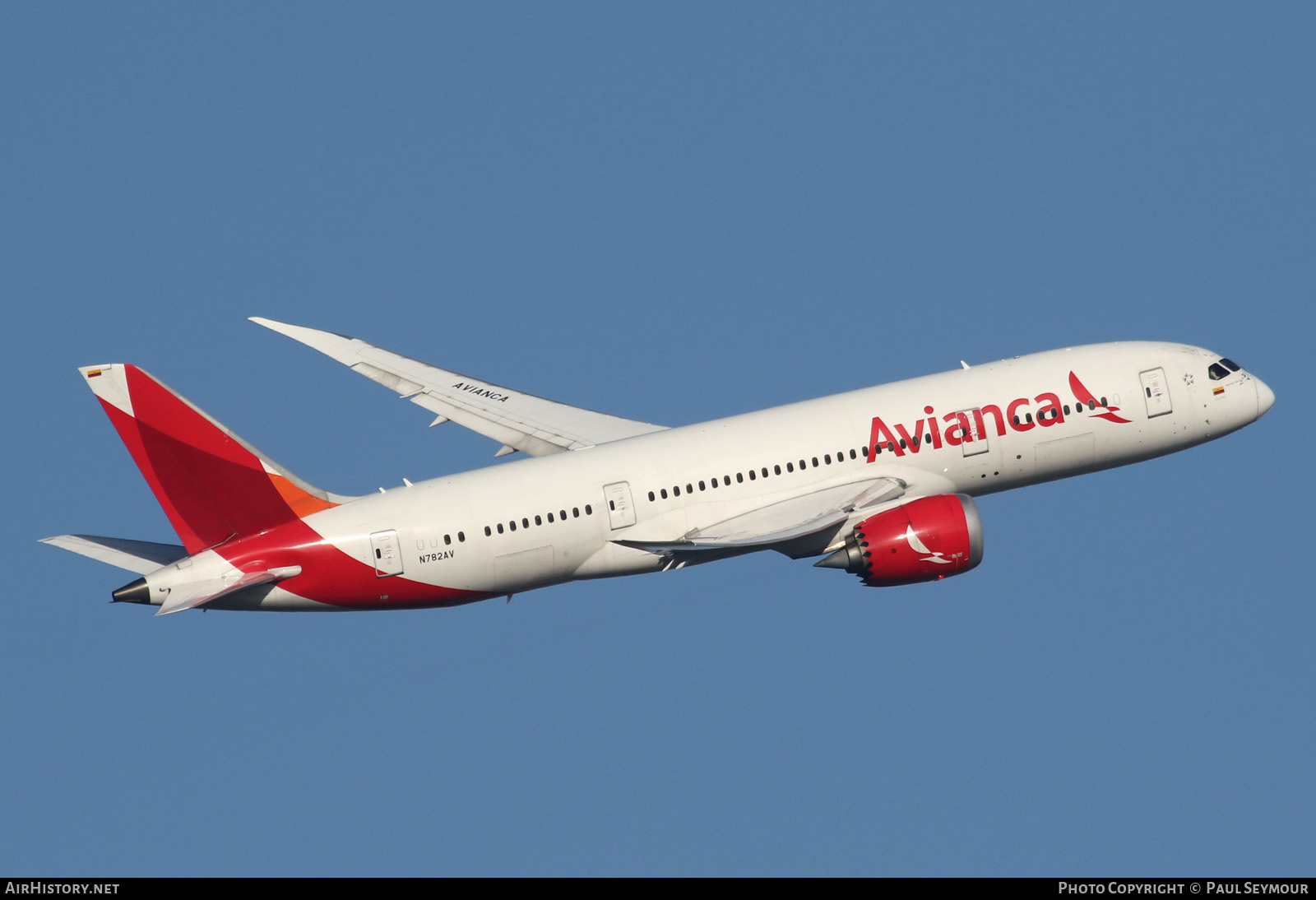 Aircraft Photo of N782AV | Boeing 787-8 Dreamliner | Avianca | AirHistory.net #188875