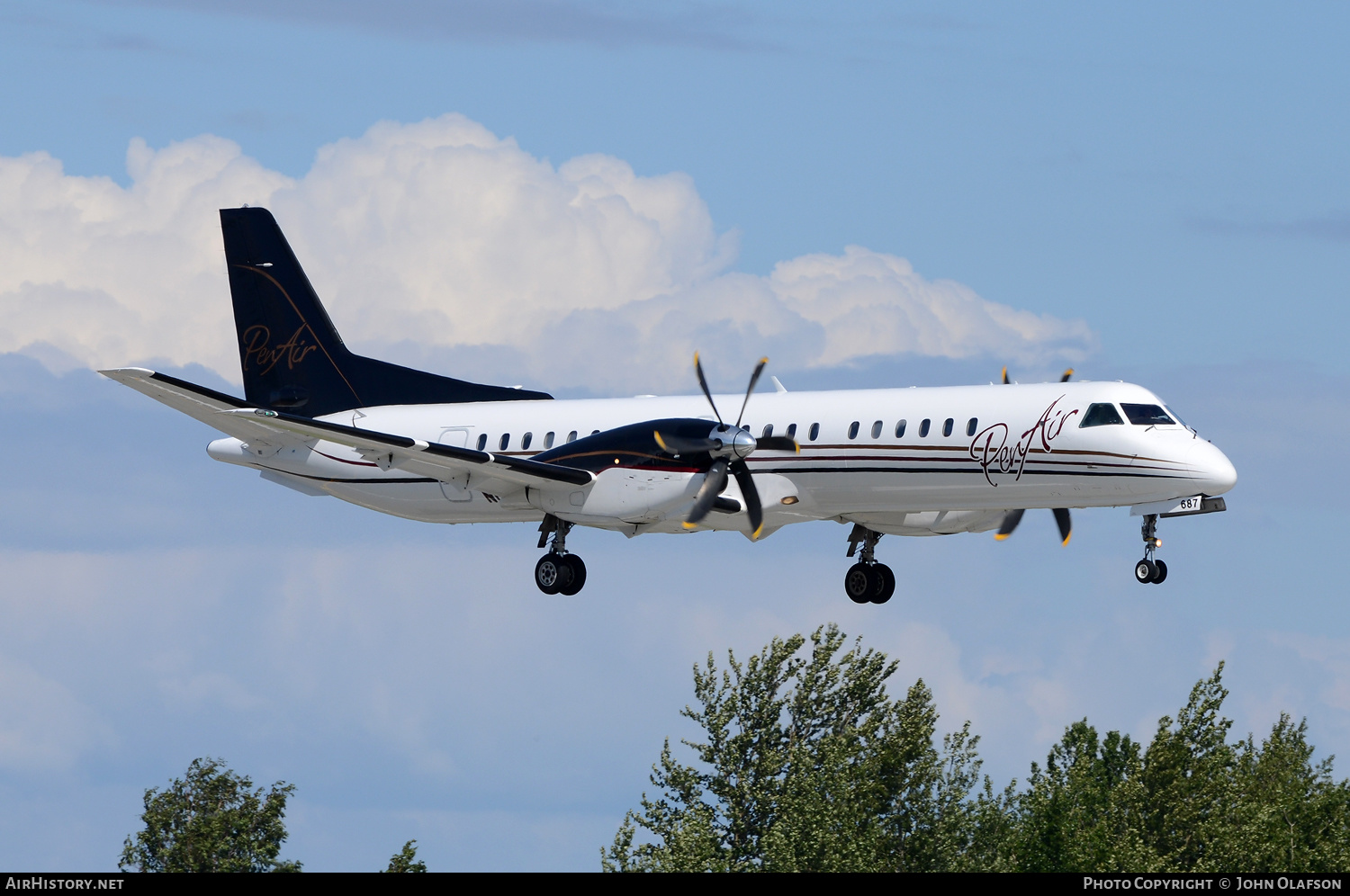 Aircraft Photo of N687PA | Saab 2000 | Peninsula Airways - PenAir | AirHistory.net #188907