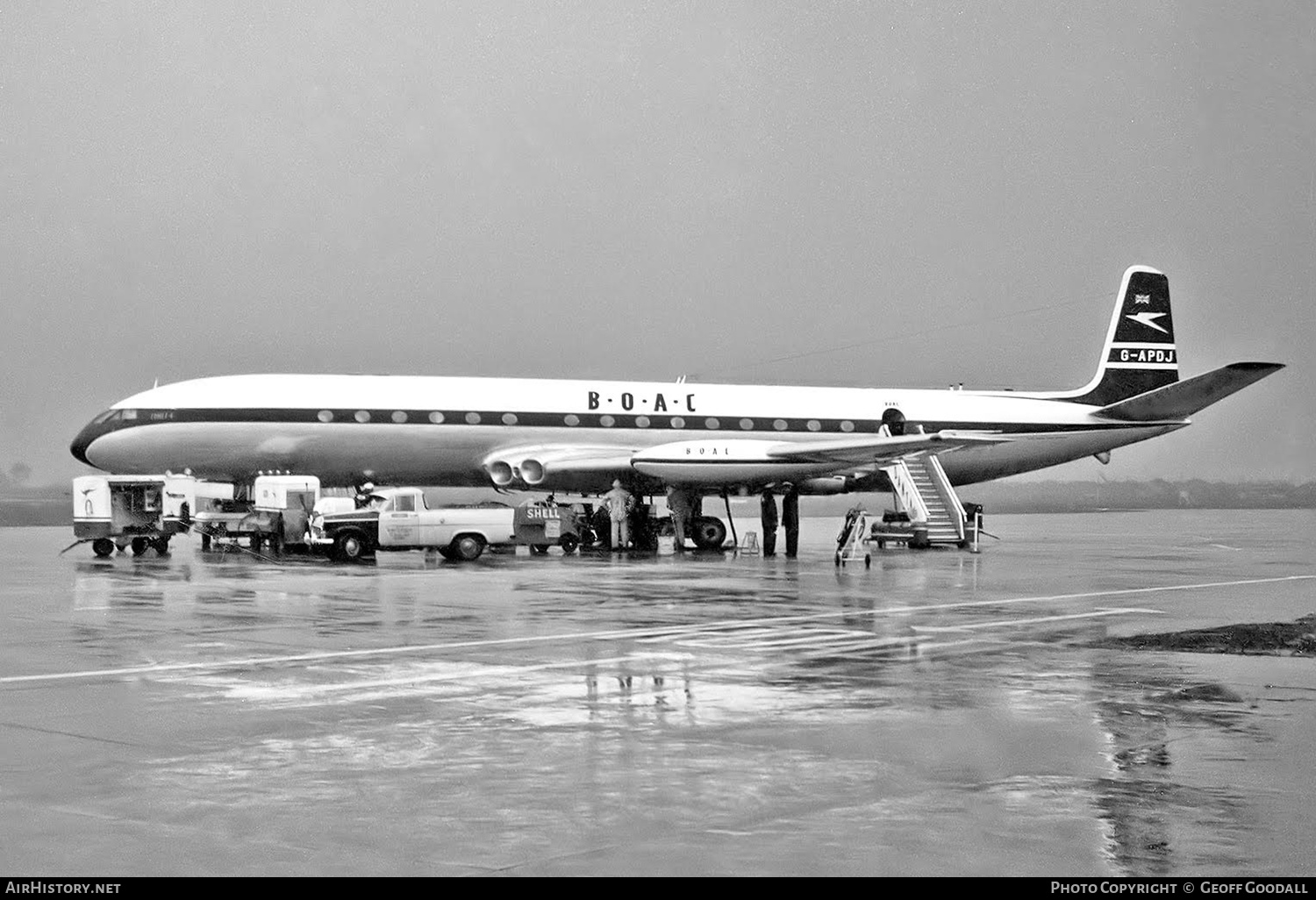 Aircraft Photo of G-APDJ | De Havilland D.H. 106 Comet 4 | BOAC - British Overseas Airways Corporation | AirHistory.net #188923