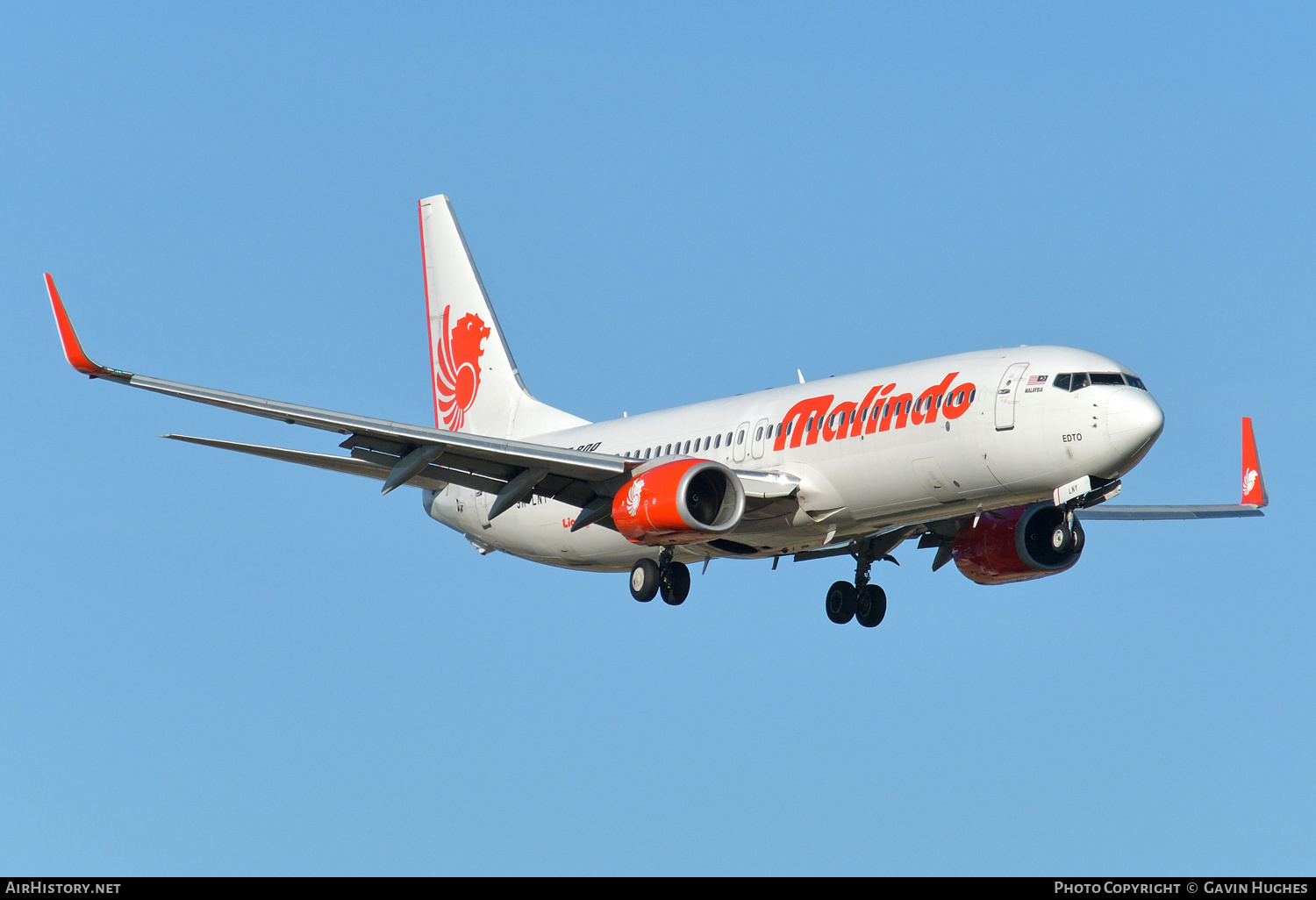 Aircraft Photo of 9M-LNY | Boeing 737-8GP | Malindo Air | AirHistory.net #188934