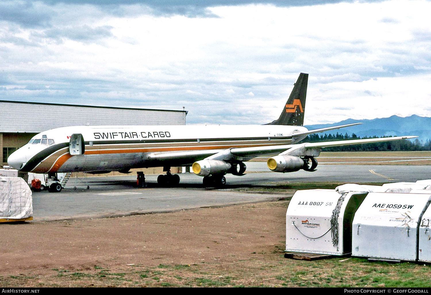 Aircraft Photo of C-GSWQ | Douglas DC-8-33 | Swiftair Cargo | AirHistory.net #188954