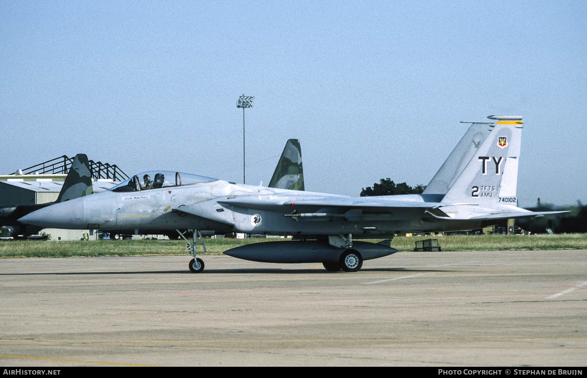 Aircraft Photo of 74-0102 / 740102 | McDonnell Douglas F-15A Eagle | USA - Air Force | AirHistory.net #188962