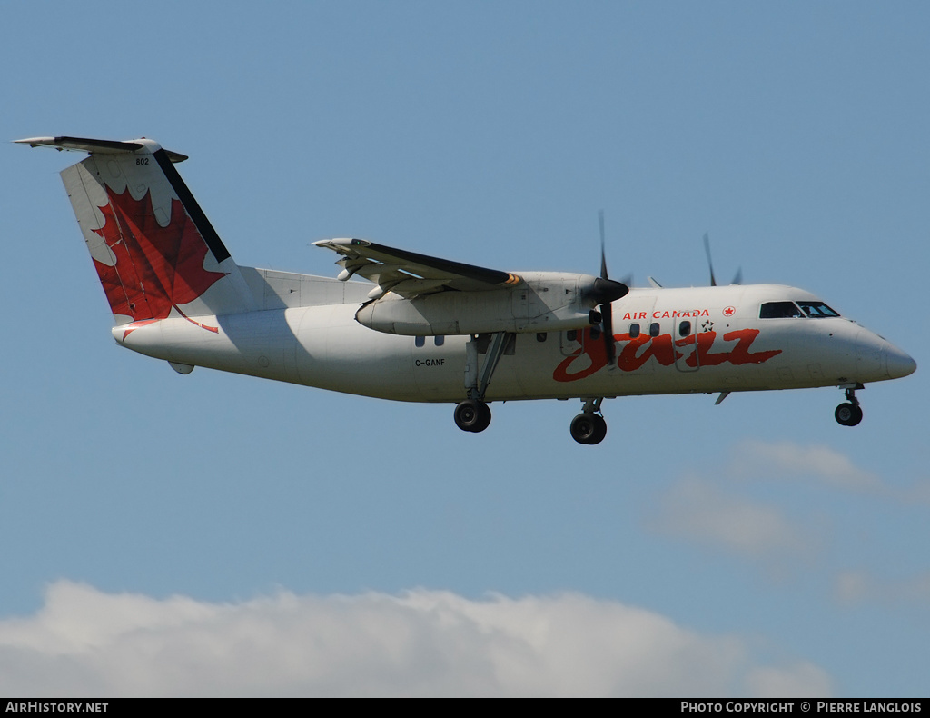 Aircraft Photo of C-GANF | De Havilland Canada DHC-8-102 Dash 8 | Air Canada Jazz | AirHistory.net #188978