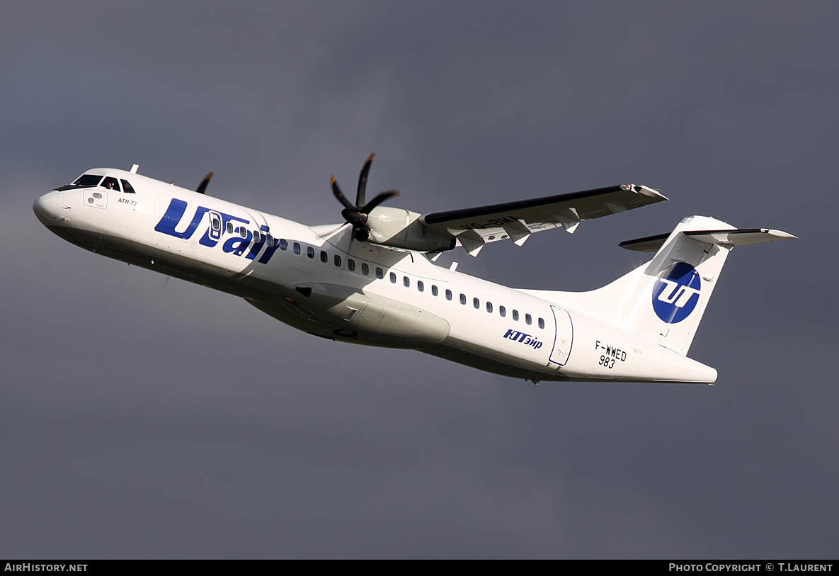 Aircraft Photo of F-WWED | ATR ATR-72-500 (ATR-72-212A) | UTair | AirHistory.net #188998