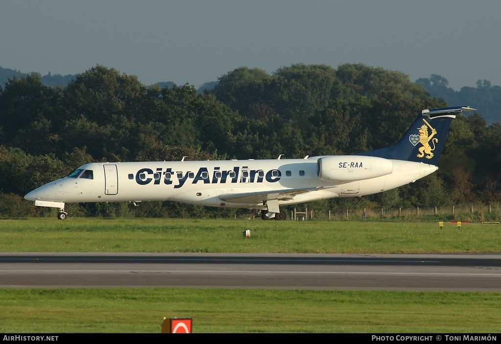 Aircraft Photo of SE-RAA | Embraer ERJ-135ER (EMB-135ER) | City Airline | AirHistory.net #189014