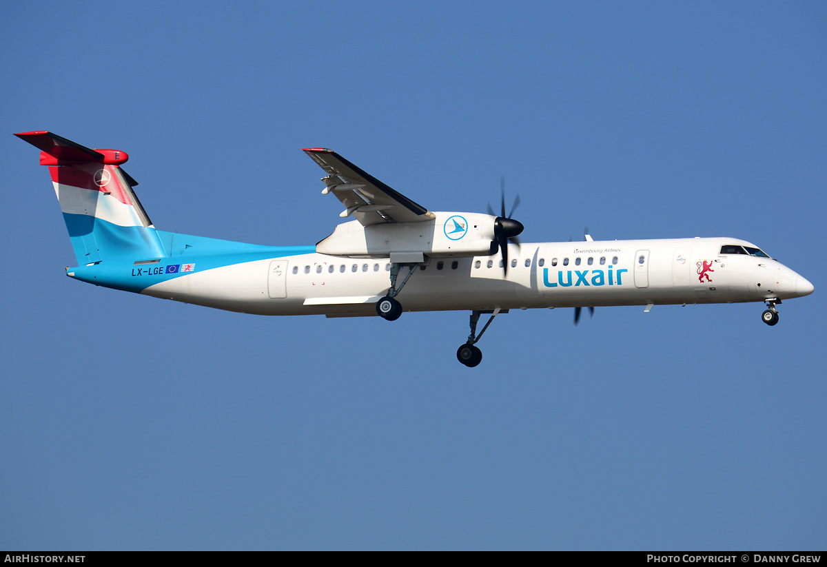 Aircraft Photo of LX-LGE | Bombardier DHC-8-402 Dash 8 | Luxair | AirHistory.net #189016