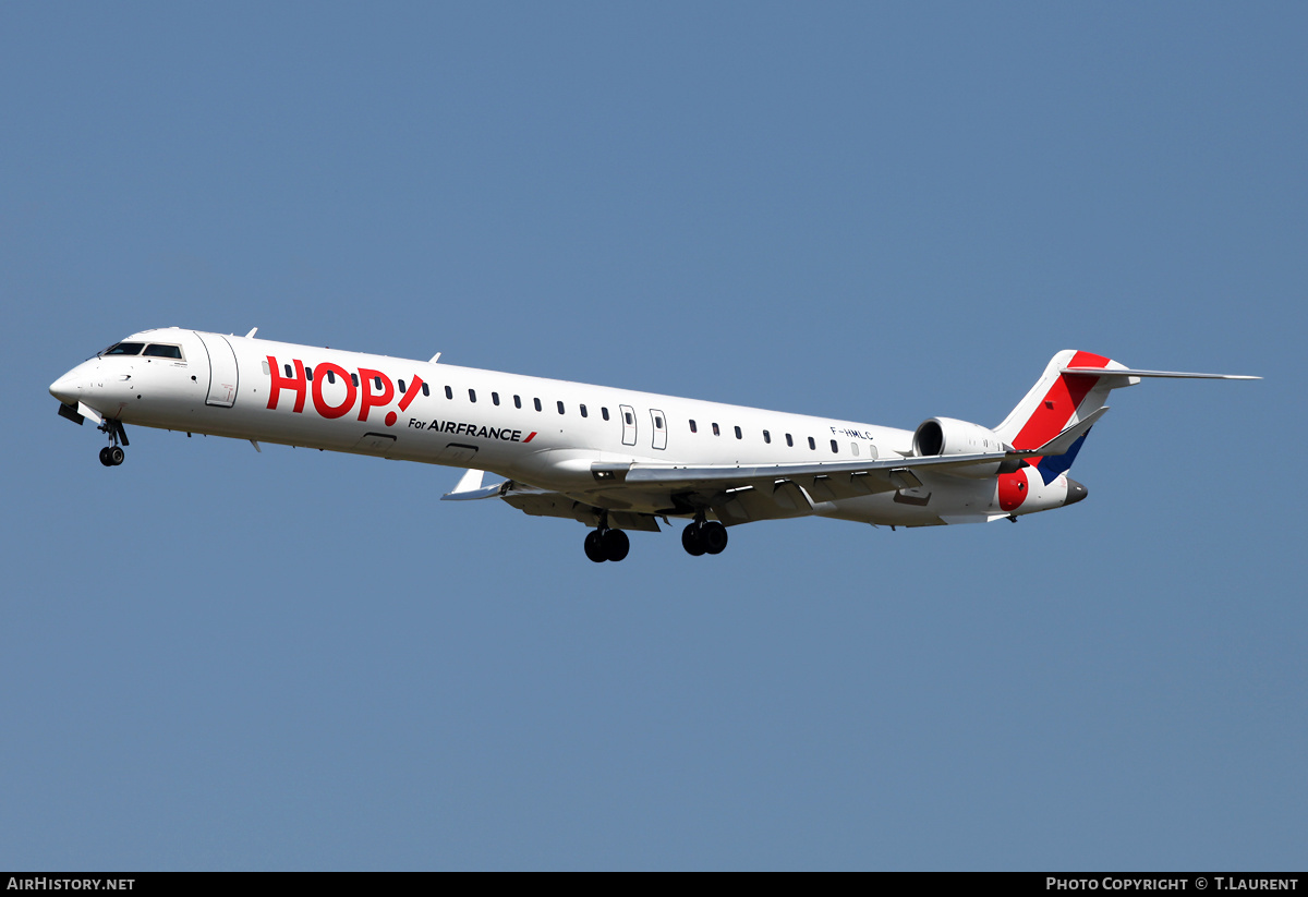 Aircraft Photo of F-HMLC | Bombardier CRJ-1000EL NG (CL-600-2E25) | Hop! | AirHistory.net #189020